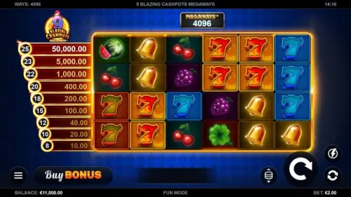 9 Blazing Cashpots Megaways review