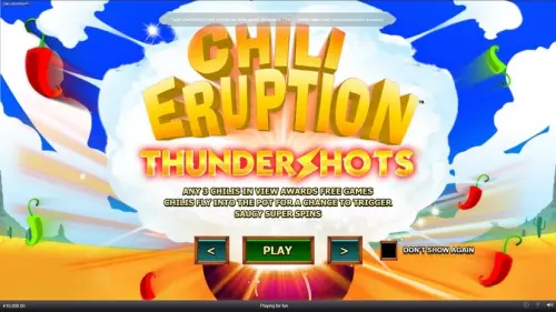 Chili Eruption Thundershots review