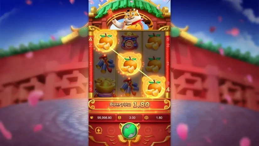 Screenshot videoslot slotmachine Fortune Tiger