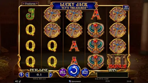 Lucky Jack Tuts Treasures review