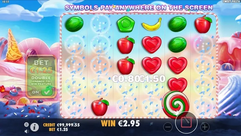 Screenshot videoslot slotmachine Sweet Fiesta