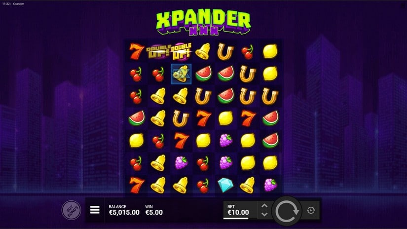 Screenshot videoslot slotmachine Xpander